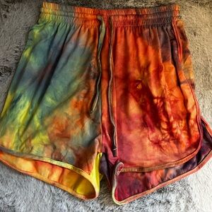 Absolutely Colorful Shorts, size small, polyester and spandex